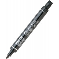 PENTEL Marqueur permanent N50 Pte ogive 2 mm Noir