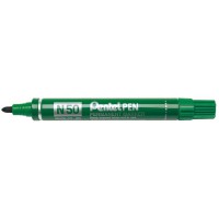 PENTEL 14430 Marqueur N50 pointe Ogive 1,5 mm encre solvant indelebile tous supports corps metal