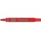 Pentel Marqueur permanent N60, pointe biseautee, rouge