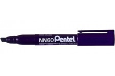 Pentel Green Label Marqueur Permanent a Pointe biseautee Noir