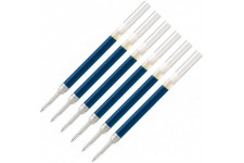 LR7 Recharge pour roller ENERGEL Pochette de 12 crayons epaisseur de trait 0,35 mm, diametre de bille 0,7 mm, blau/6