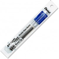 Pentel LR10-C Recharge encre gel Pointe metal 1 mm Bleu