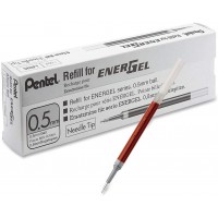 Pentel LRN5-B Recharge encre gel Pointe metal 0,5 mm Rouge