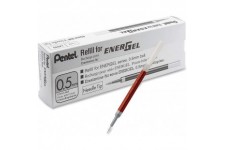 Pentel LRN5-B Recharge encre gel Pointe metal 0,5 mm Rouge