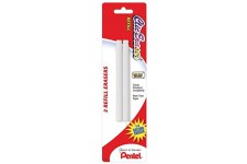 Pentel ZER-2 Sachet de 2 Gommes de Rechange pour ZE11T & ZE21T