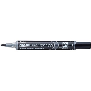 Pentel Maxiflo Flex-Feel Marqueur pour tableau blanc 1 Stuck Noir