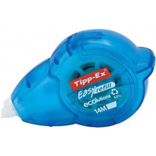 TIPP-EX Rubans correcteur Easy Refill bleu transparent 5mm x 14m