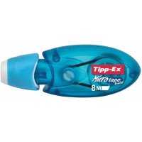 Bic 30025 Tipp-Ex Micro Tape Twist Correcteur Devidoir Mini Ruban Polyester 5 mm x 8 m Capuchon Forme Ergonomique