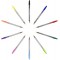 BIC Ecriture Cristal Multicolour Stylos-Bille Pointe Large (1,6 mm) - Couleurs Assorties, Pochette de 10