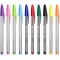 BIC Ecriture Cristal Multicolour Stylos-Bille Pointe Large (1,6 mm) - Couleurs Assorties, Pochette de 10