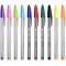 BIC Ecriture Cristal Multicolour Stylos-Bille Pointe Large (1,6 mm) - Couleurs Assorties, Pochette de 10