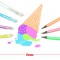 Pentel K108-P Hybrid Milky Stylo Roller Encre Gel Pastel Vert Clair