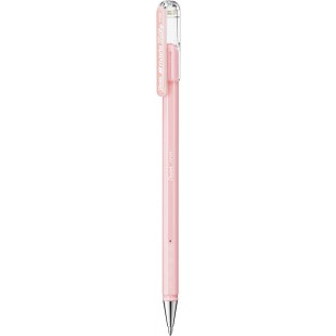 Pentel K108-P Hybrid Milky Stylo Roller Encre Gel Pastel Rose