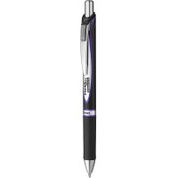 Pentel BLP77-VX Energel Document avec mecanisme a  pression etanche 1 violett