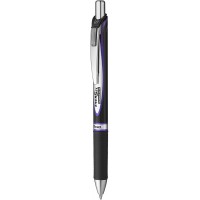 Pentel BLP77-VX Energel Document avec mecanisme a  pression etanche 1 violett