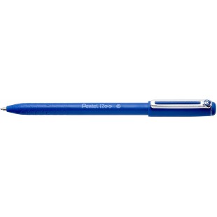 Pentel BX460-C iZee Stylo a  bille avec capuchon et clip metal Bleu Pointe large 1mm