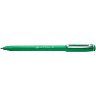 Pentel BX460-D iZee Stylo a  bille avec capuchon et clip metal Vert Pointe large 1mm