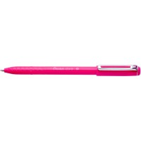 Pentel BX460-P iZee Stylo a  bille avec capuchon et clip metal Rose Pointe large 1mm