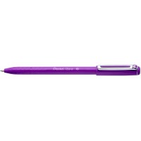 Pentel BX460-V iZee Stylo a  bille avec capuchon et clip metal Violet Pointe large 1mm