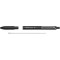 Pentel BX470-A iZee Stylo a  bille retractable avec clip en metal Noir Pointe large 1 mm