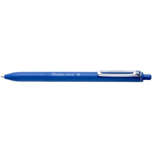 Pentel BX470-C iZee Stylo a  bille retractable avec clip en metal Bleu Pointe large 1 mm