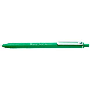 Pentel BX470-D iZee Stylo a  bille retractable avec clip en metal Vert Pointe large 1 mm