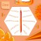 Pentel BX470-F iZee Stylo a  bille retractable avec clip en metal Orange Pointe large 1 mm