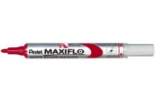 PENTEL Marqueurs MAXIFLO MWL5S pour tableau blanc Pte Ogive Fine Rouge