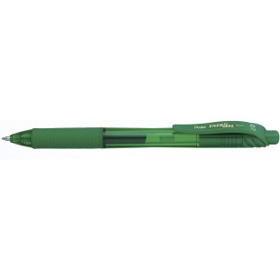 Pentel BL107-D Roller encre gel Pointe metal 0,7 mm Vert