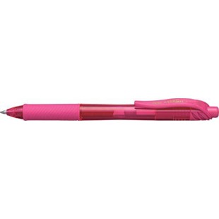 Pentel BL107-P Roller Encre gel pointe Metal 0, 7 mm Rose