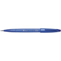 Pentel SES15C-C Feutre Pinceau en souple a  base d'eau pour Croquis Bleu