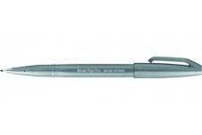 Pentel SES15C Brush Sign Pen Touch Feutres pinceaux a pointe souple encre aquarellable Gris