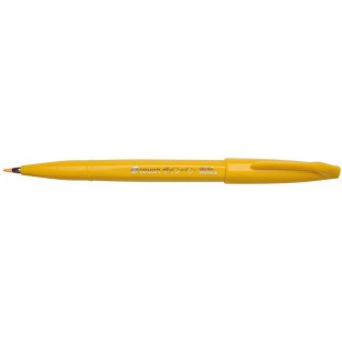 Pentel SES15C-G Feutre Pinceau en souple a base d'eau pour Croquis Jaune