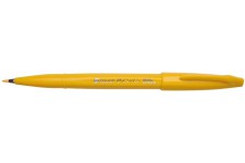Pentel SES15C-G Feutre Pinceau en souple a base d'eau pour Croquis Jaune