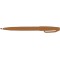Pentel S520 Sign Pen Stylo feutre a  pointe fibre fine acrylique Ocre