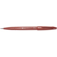 Pentel SES15C-E Feutre Pinceau en souple a base d'eau pour Croquis Marron