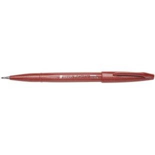 Pentel SES15C-E Feutre Pinceau en souple a base d'eau pour Croquis Marron