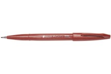 Pentel SES15C-E Feutre Pinceau en souple a base d'eau pour Croquis Marron