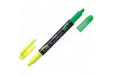 'Pentel marqueur de texte GK de slw8 "Twin Checker, 2 pointes, jaune/vert