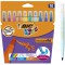BIC Kids Visaquarelle Feutres de Coloriage avec Pointe Pinceau - Couleurs Assorties, Etui Carton de 10