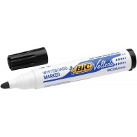 BIC 11380 Marqueur velleda 1701 pointe ogive trace 2 mm effacables encre base alcool corps plastique Inodore