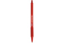 Bic Stylo a bille retractable Bic® Soft Feel Clic Grip, 0,4 mm rot