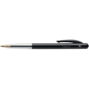 BIC Stylos bille Retractable M10 CLIC medium pointe moyenne 1 mm noire