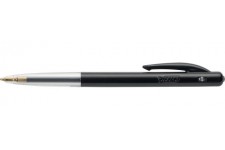 BIC Stylos bille Retractable M10 CLIC medium pointe moyenne 1 mm noire