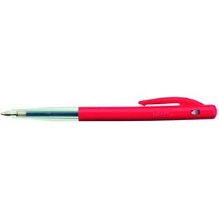 BIC Stylo bille M10 CLIC Medium Pte Moy. 1 mm Encre Rouge