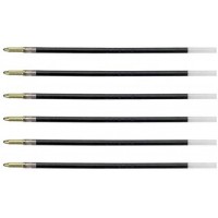 BIC Lot de 6 Recharges pour stylo a bille 4 Colours Pointe Moyenne Rouge