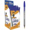 BIC Ecriture Cristal Large Stylos-Bille Pointe Large (1,6 mm) - Encre Fluide - Couleur Bleue, Boite de 50 & Cristal 