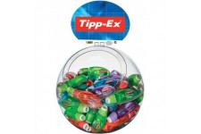 Lot de 60 : Bic Tipp-Ex Microtape Twist 879432 Correction Tape Rollers Display Plastique