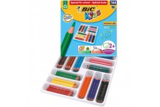 BIC Kids Evolution Triangle ECOlutions Crayons de Couleurs Triangulaires - Couleurs Assorties, Classpack de 144
