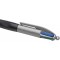 BIC 37533 Stylo-bille 4s pointe moyenne encre classique retractable rechargeable Grip Pro 4s Standard